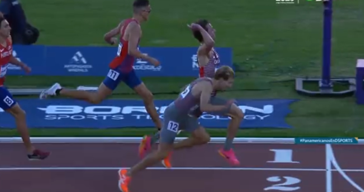 Definición fotográfica en atletismo en Santiago 2023