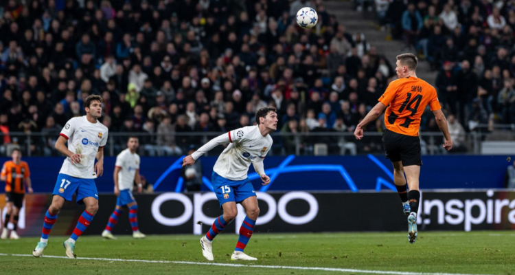 Shakhtar Donest dio el golpe y venció a Barcelona en Champions League.