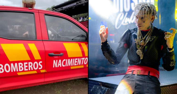 bomberos de nacimiento arremeten contra marcianeke por no presentarse a show