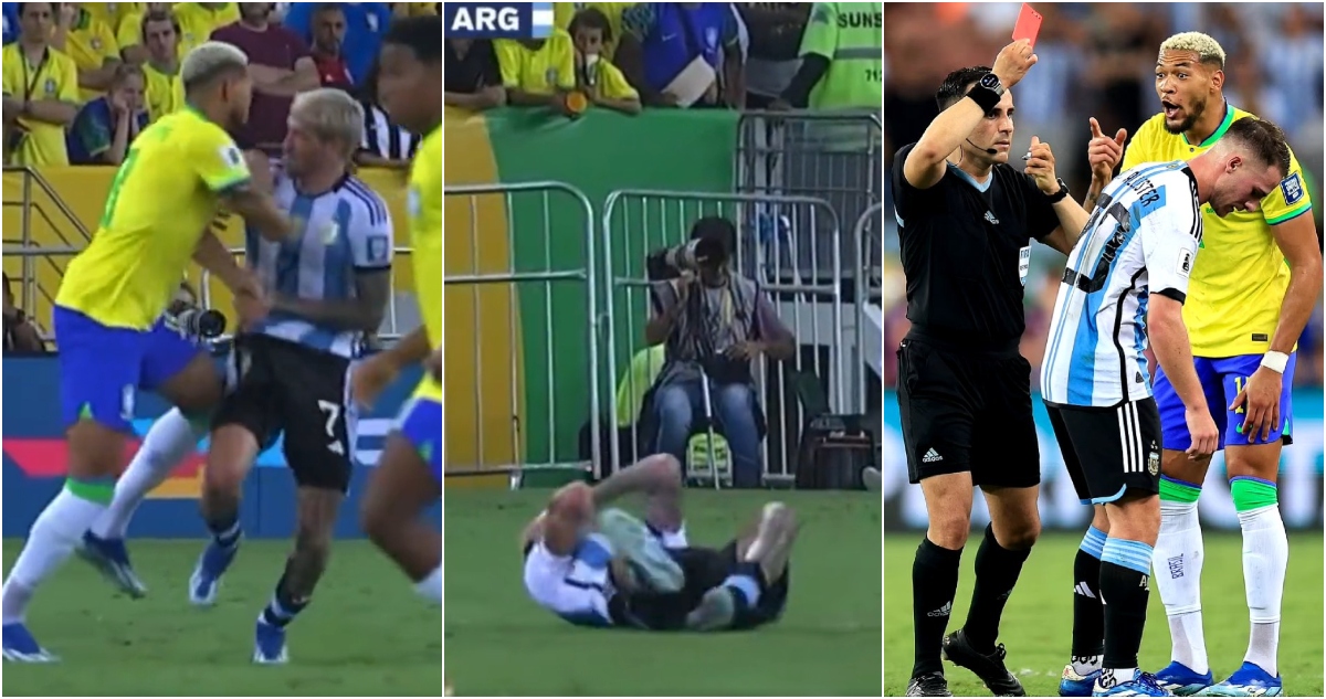 Expulsión de Joelinton