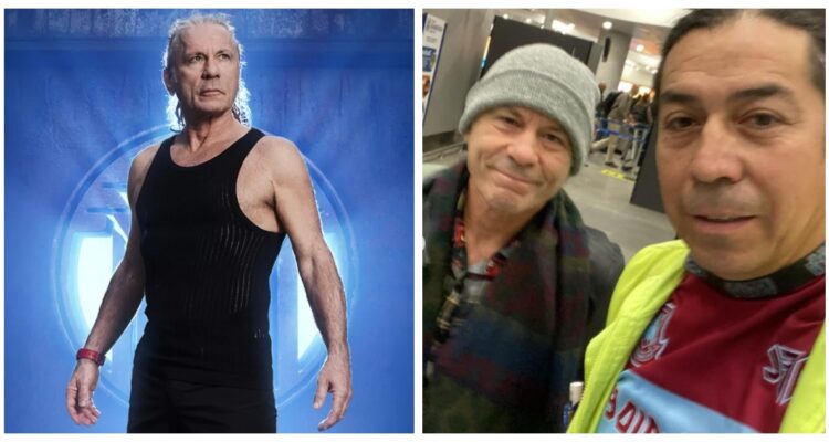 Bruce Dickinson está en Chile: Fan de Iron Maiden lo abordó en el aeropuerto