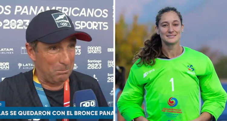 ‘Cachito’ Vigil se emocionó al dedicar medallas en Santiago 2023 a Claudia Schüler.