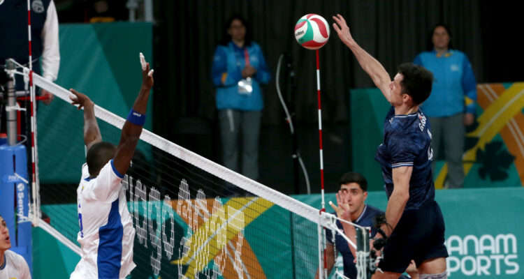 Chile Colombia vóleibol piso Panamericanos Santiago 2023