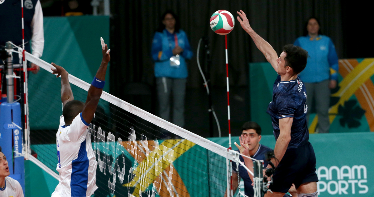 Chile Colombia vóleibol piso Panamericanos Santiago 2023