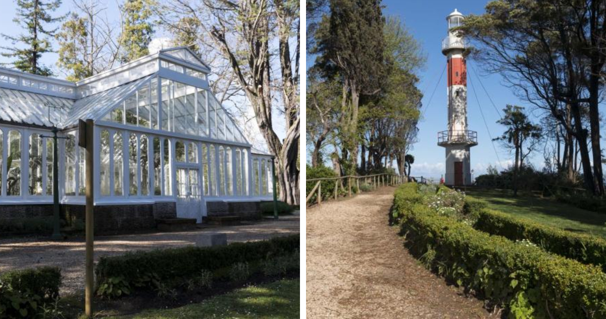 edificios del Parque Isidora Cousiño de Lota
