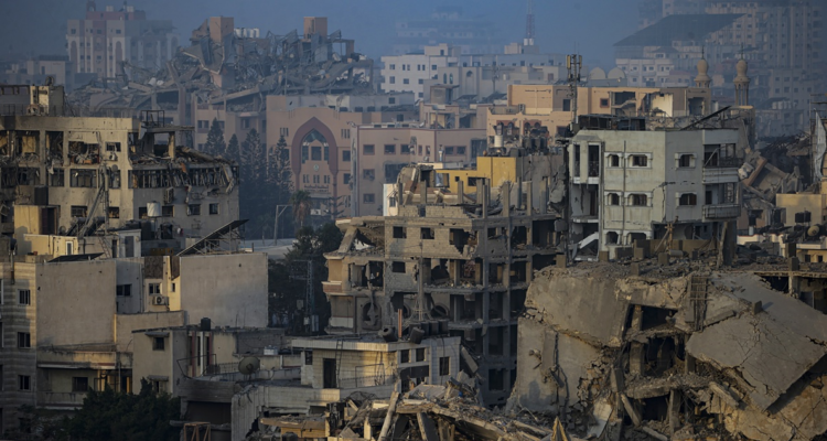 La ciudad de Gaza, en ruinas.