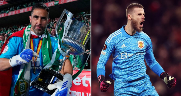 Claudio Bravo tendría competencia directa en el arco del Betis con la posible llegada de David De Gea.