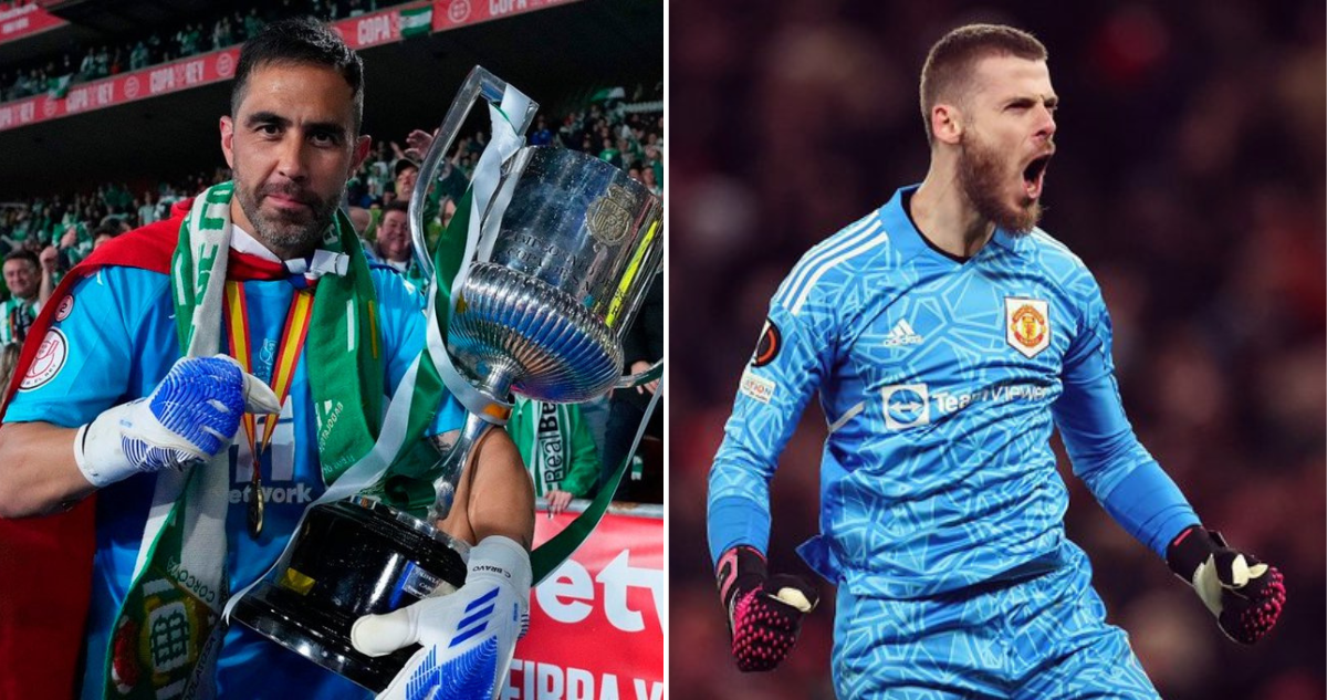 Claudio Bravo tendría competencia directa en el arco del Betis con la posible llegada de David De Gea.