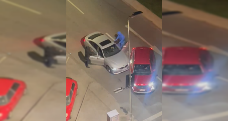 Delincuentes balean a conductor para intentar robarle su auto en Santiago