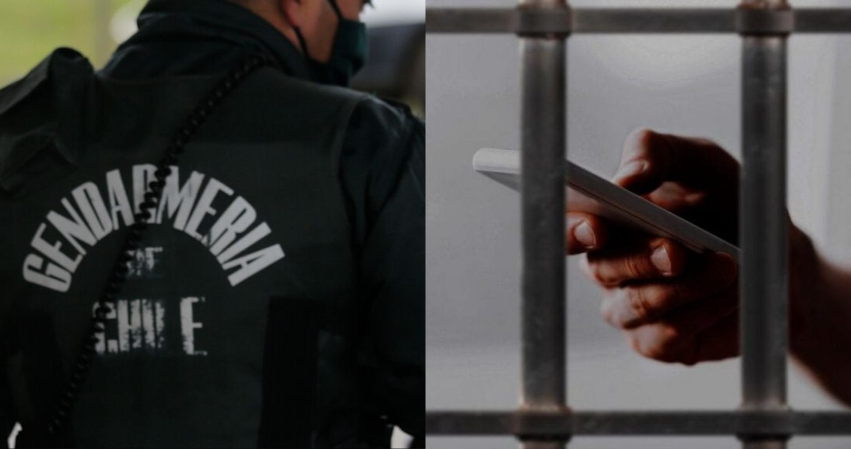 Los llevaba en su espalda: sorprenden a gendarme ingresando celulares en cárcel de mujeres en Santiago
