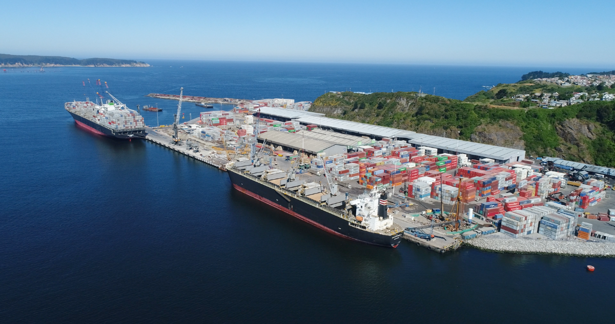 Aduanas compromete fortalecimiento de fiscalizaciones en puertos del Bío Bío: sólo un 6% es escaneada