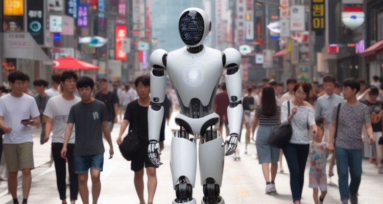 Corea del Sur autoriza que robots caminen por las calles entre la gente