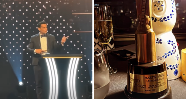 Cristian de la Fuente gana premio Martín Fierro en la misma categoría que competía Ricardo Darín