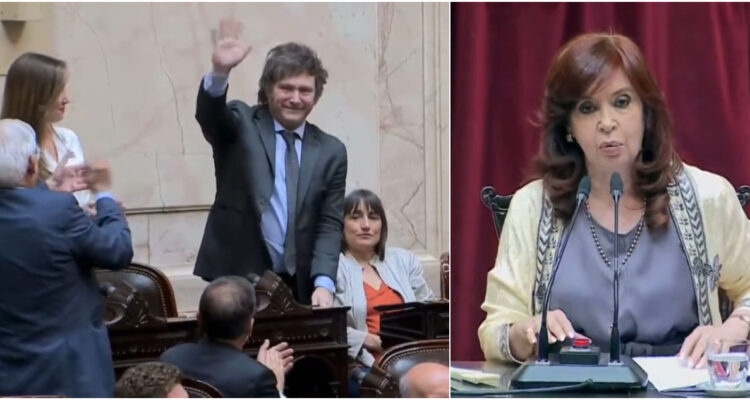 Video: Cristina proclama a Javier Milei presidente electo de Argentina