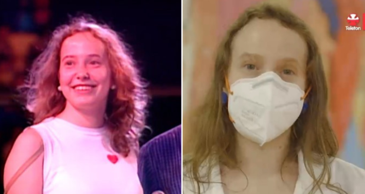 Daniela García en la Teletón