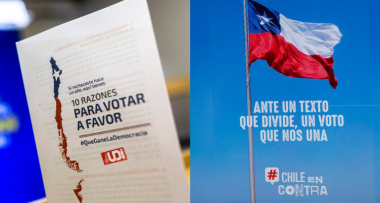 A cinco semanas de la votación del 17 de diciembre, los partidos políticos reunidos en la opción a favor y en contra iniciarán oficialmente sus campañas para el plebiscito constitucional.