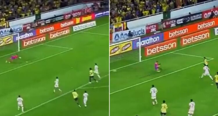 El gol de Ángel Mena para Ecuador ante La Roja