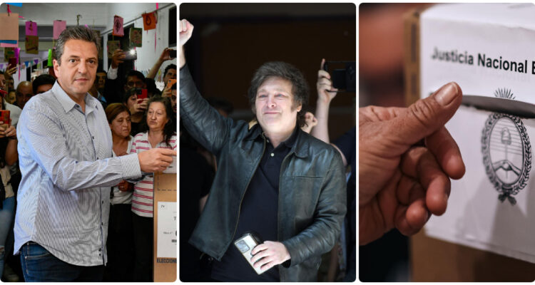 Sergio Massa y Javier Milei