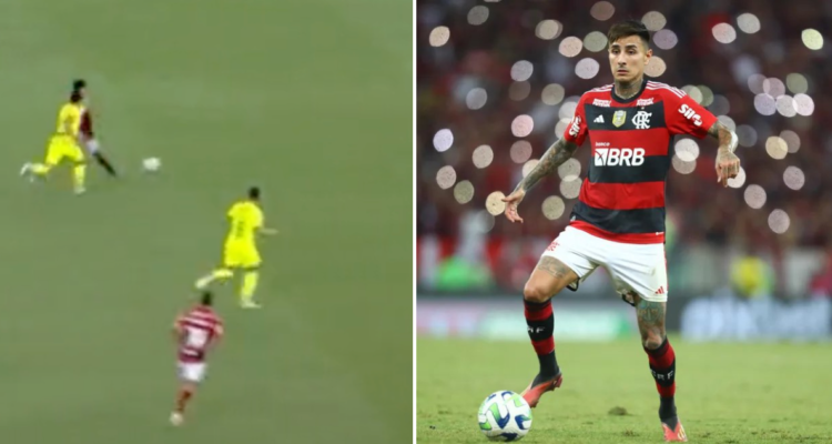 Erick Pulgar deslumbró a Tite con magistral pase en la victoria del Flamengo.