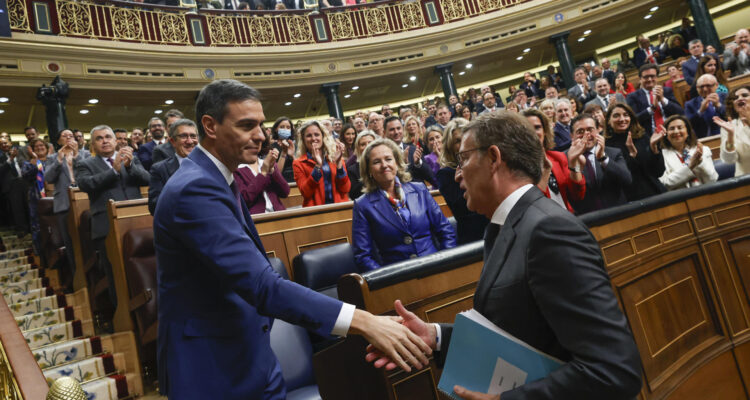 Pedro Sánchez y Alberto Núñez Feijoó