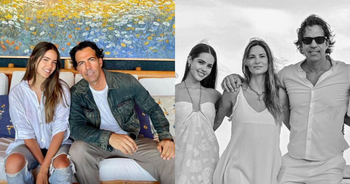 Celeste y Felipe Viel en fotografías familiares en referencia a su participación en Miss Universo 2023