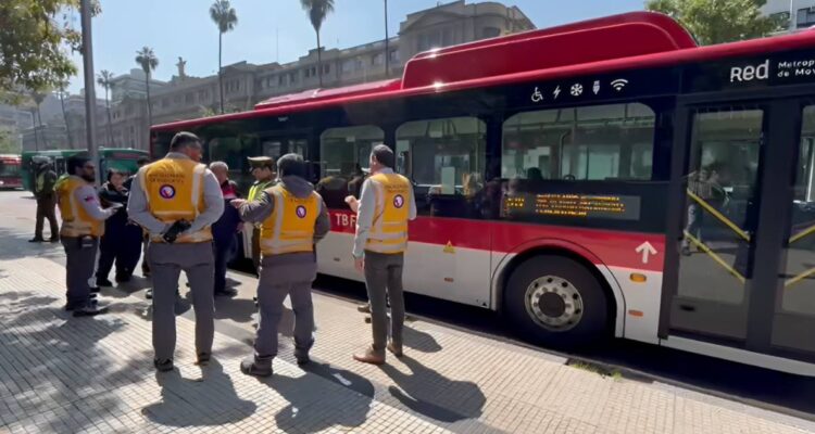 Evasión en la RM: fiscalización a buses RED ya deja 27 mil infracciones y 50 detenciones este 2023