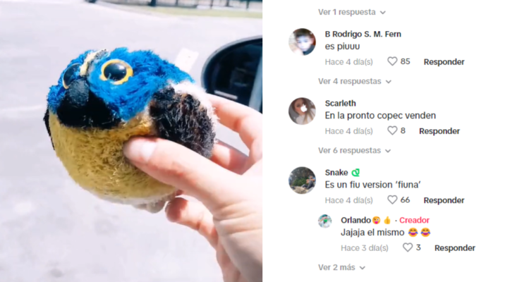 “Es Piu”: Hombre compró un Fiu en internet para su hija y le llegó un peluche pintado con témpera