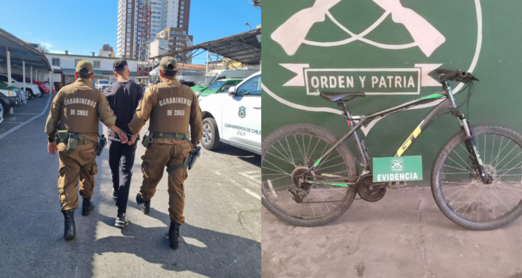 Hombre y adolescente protagonizan violento robo en pleno centro de Concepción: fueron detenidos