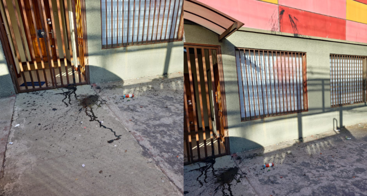 Lanzan botellas con pintura y combustible a sede del PS en Concepción: partido evalúa querella