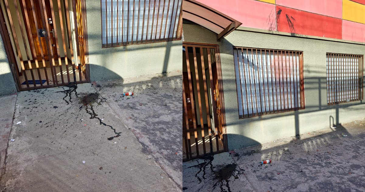 Lanzan botellas con pintura y combustible a sede del PS en Concepción: partido evalúa querella