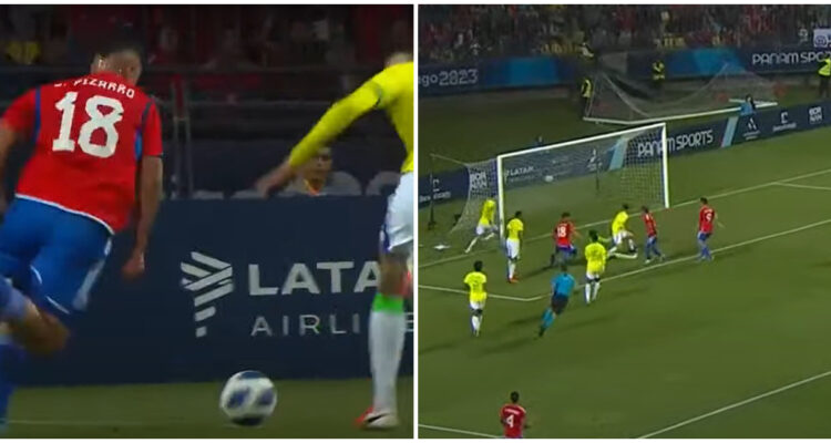 Golazo de La Roja a Brasil en la final de Santiago 2023.
