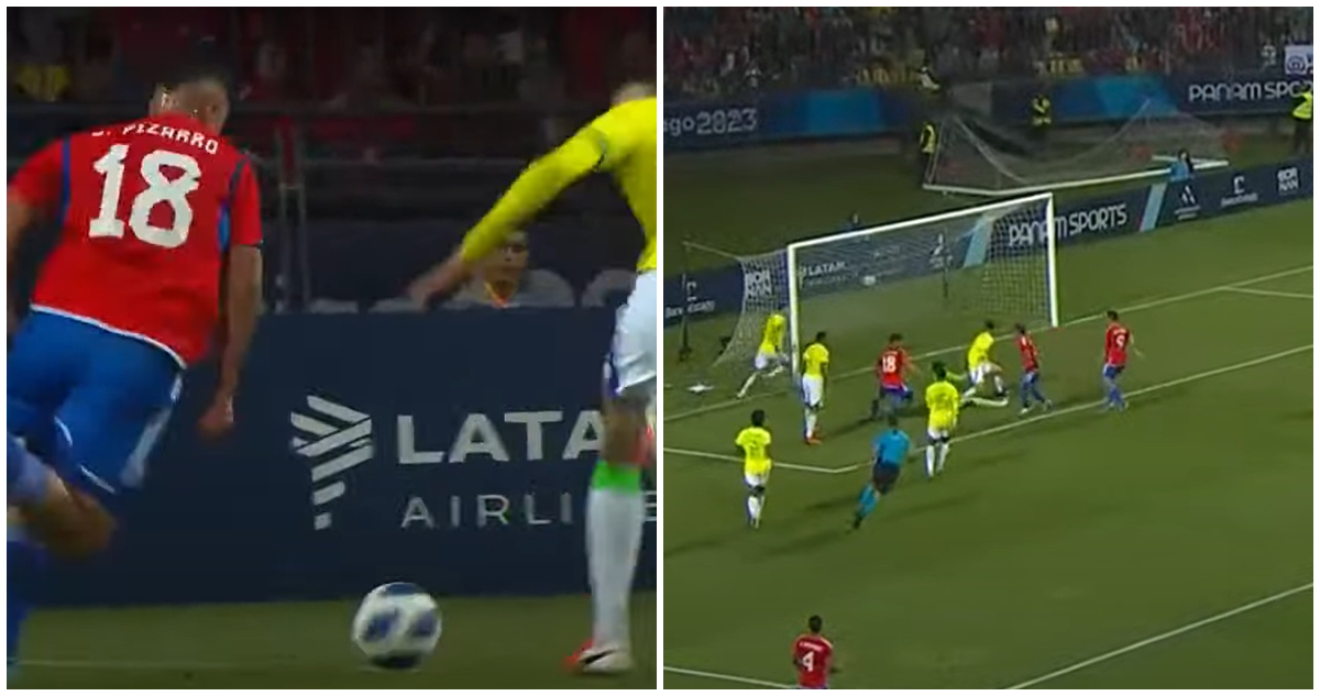 Golazo de La Roja a Brasil en la final de Santiago 2023.