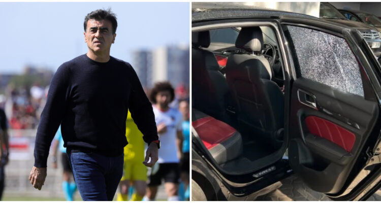 Gustavo Quinteros auto familia apedreada