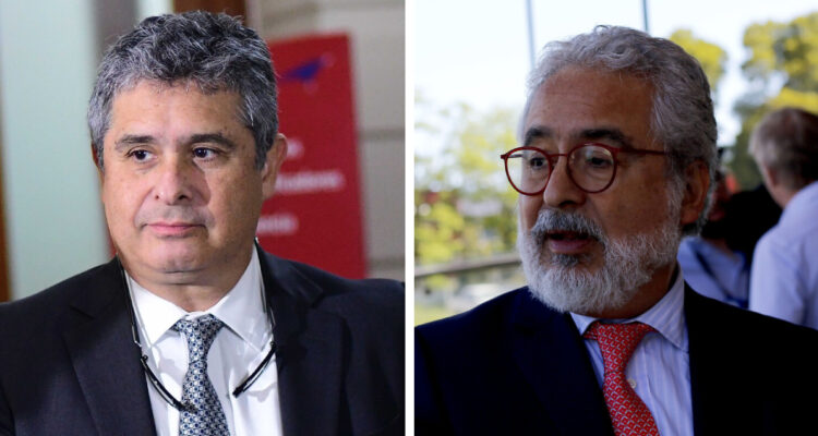 Juan Pablo Hermosilla (derechoa) y Luis Hermosilla