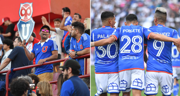 Hinchas de Universidad de Chile ruegan por que el equipo pierda ante Cobresal.