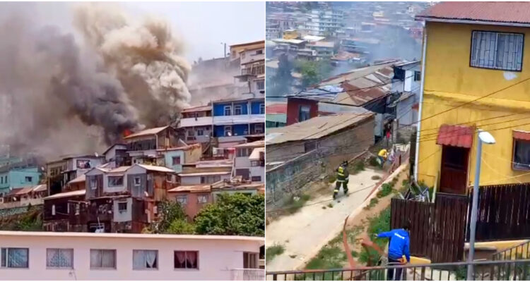 incendio-afecta-a-dos-viviendas-casas-en-cerro-de-valparaiso