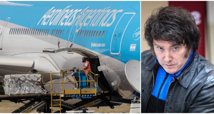 “Va a tener que cargar muertos”: La amenaza de un dirigente a Milei si privatiza Aerolíneas Argentinas