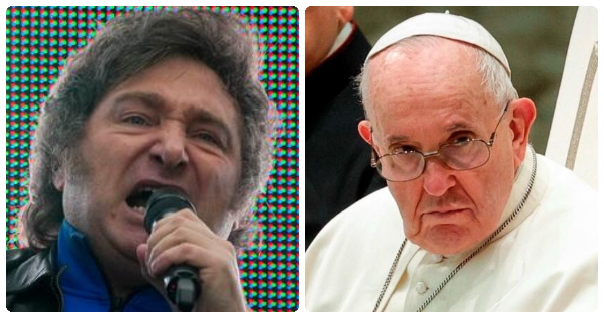 Javier Milei y el Papa Francisco