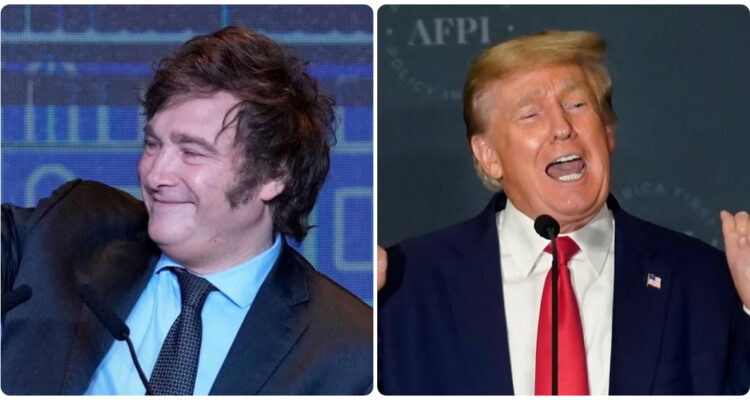 Javier Milei y Donald Trump