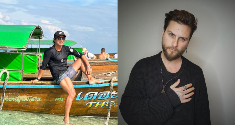 Claudio Iturra (izquierda) y Jean Philippe Cretton (derecha) en referencia a viaje juntos