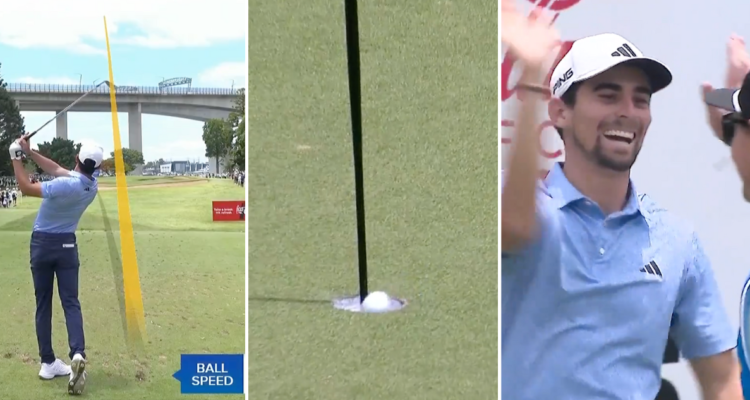 Joaquín Niemann sorprende al mundo del golf con brillante hoyo en uno en Australia.