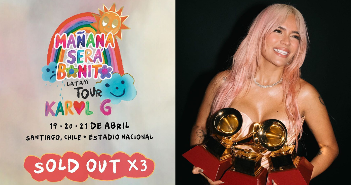 Karol G se consolida como la primera artista femenina en agotar tres shows en el Estadio Nacional