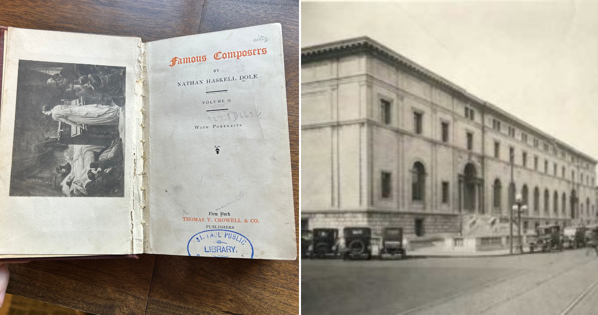 Biblioteca recibió libro prestado en 1919
