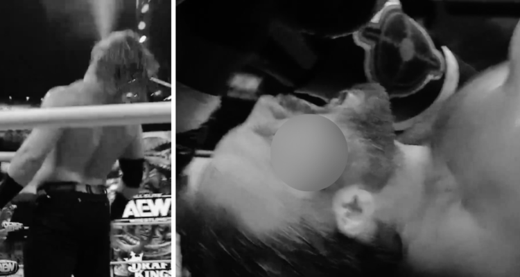 Brutal combate en la AEW deja asqueroso registro: luchador hirió en la cara a rival y bebió su sangre