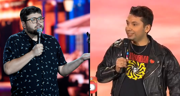 Luis Slimming (izquierda) y Fabricio Copano (derecha) sobre su rutina en la Teletón