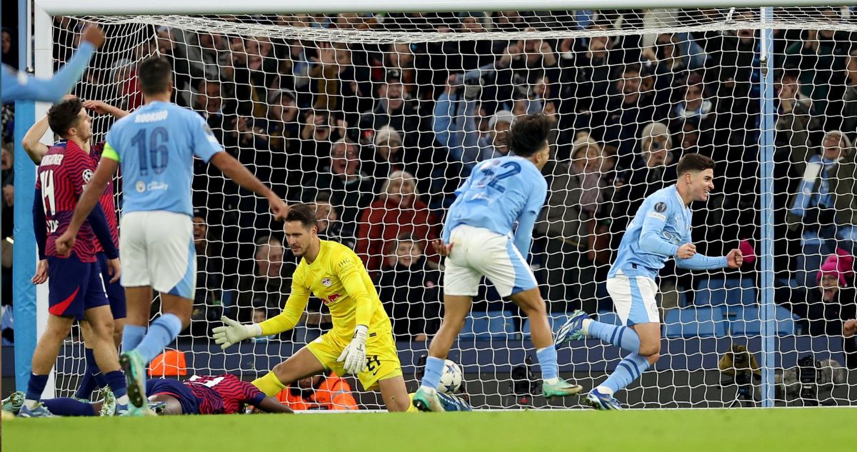 Manchester City le dio vuelta un partidazo al Leipzig y gana su grupo