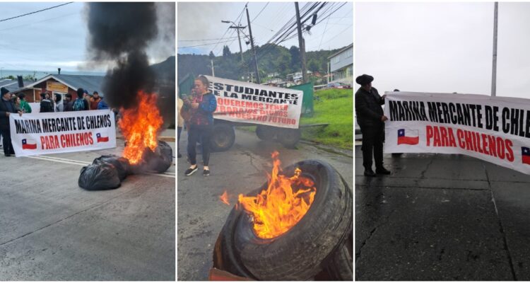 MANIFESTACIONES EN LOS LAGOS POR LEY DE CABOTAJE