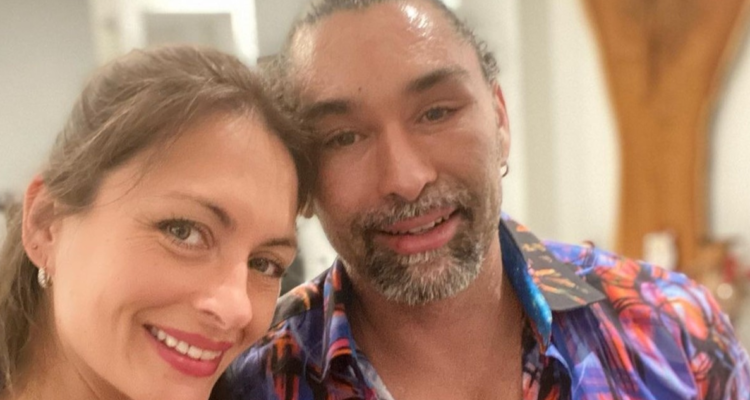 Paula Pavic junto a Marcelo Ríos previo a su separación