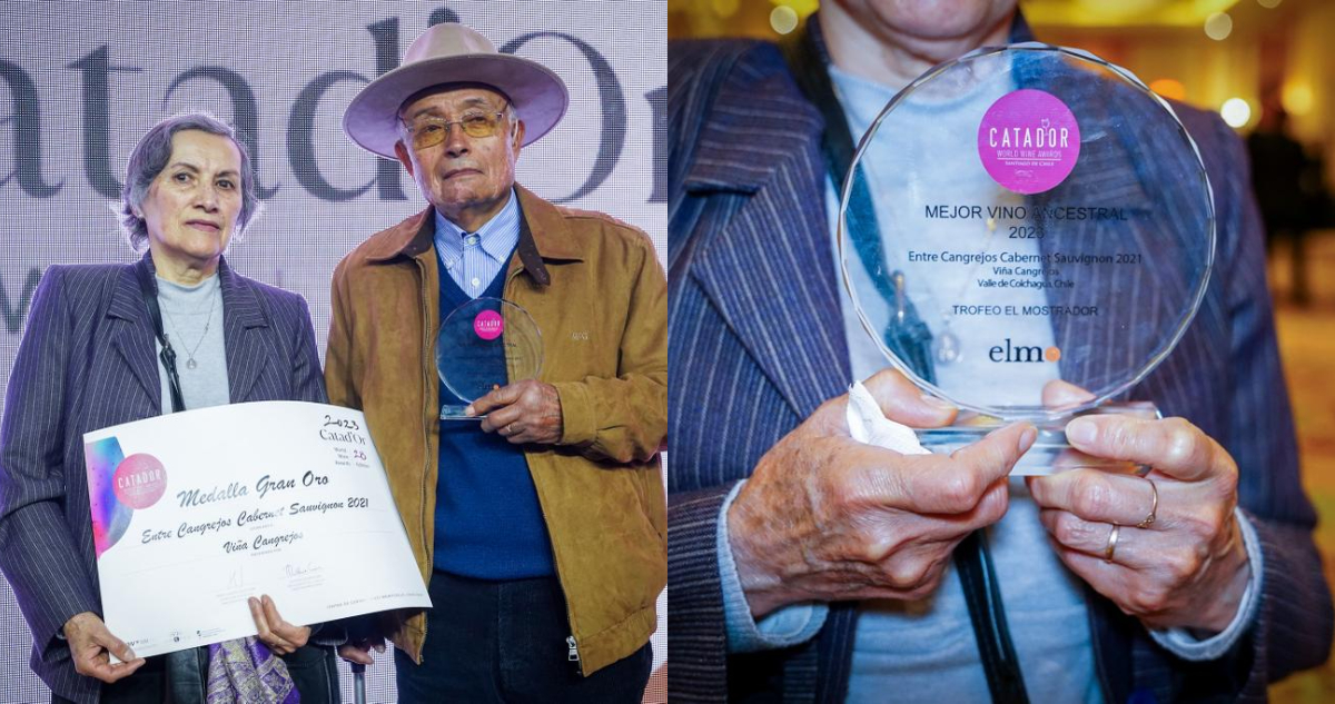 Matrimonio viñatero de Lolol gana por segunda vez el premio al “Mejor Vino Ancestral” en Catad’Or