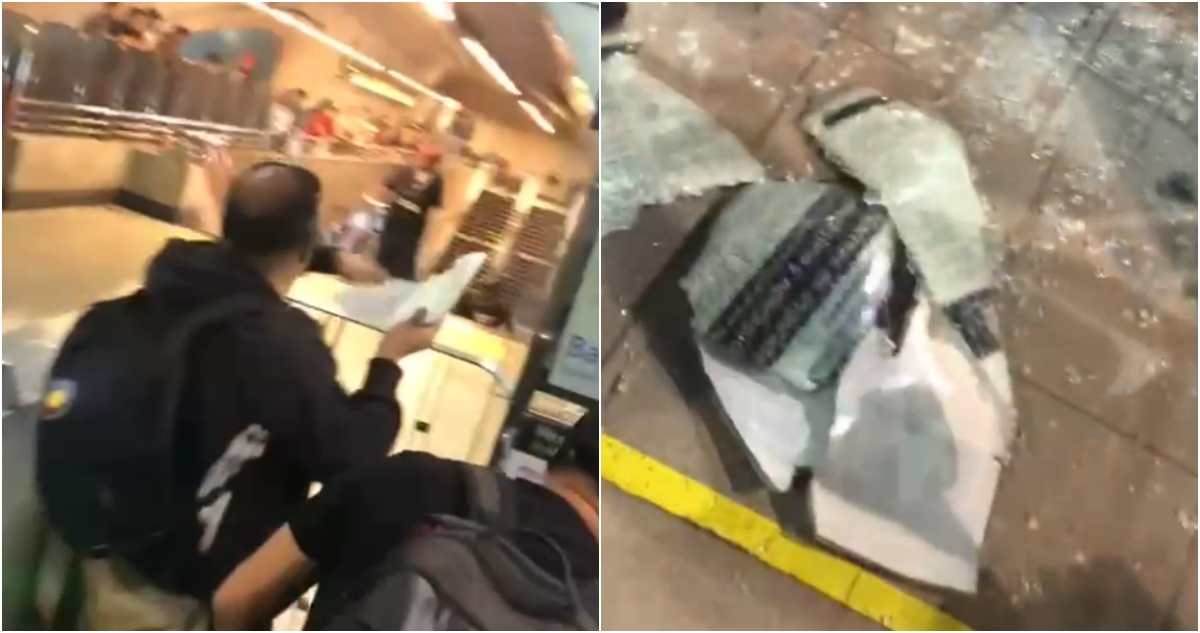 Pasajero que evadió el pasaje de Metro genera violentos desórdenes en estación La Cisterna